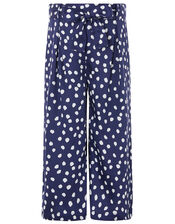 Serenity T-shirt and Spotty Culotte Set, Blue (NAVY), large