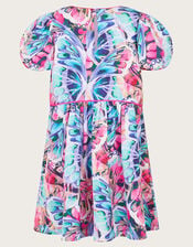 Butterfly Print Dress, Multi (MULTI), large