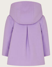Baby Heart Pocket Coat, Purple (LILAC), large