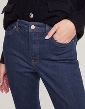 Iris Short-Length Skinny Jeans, Blue (BLUE BLACK), large