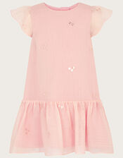 Baby Scatter Sequin Party Dress, Pink (PINK), large