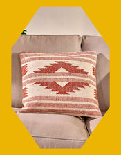 Nkuku Kutha Kilim Square Cushion Cover, , large