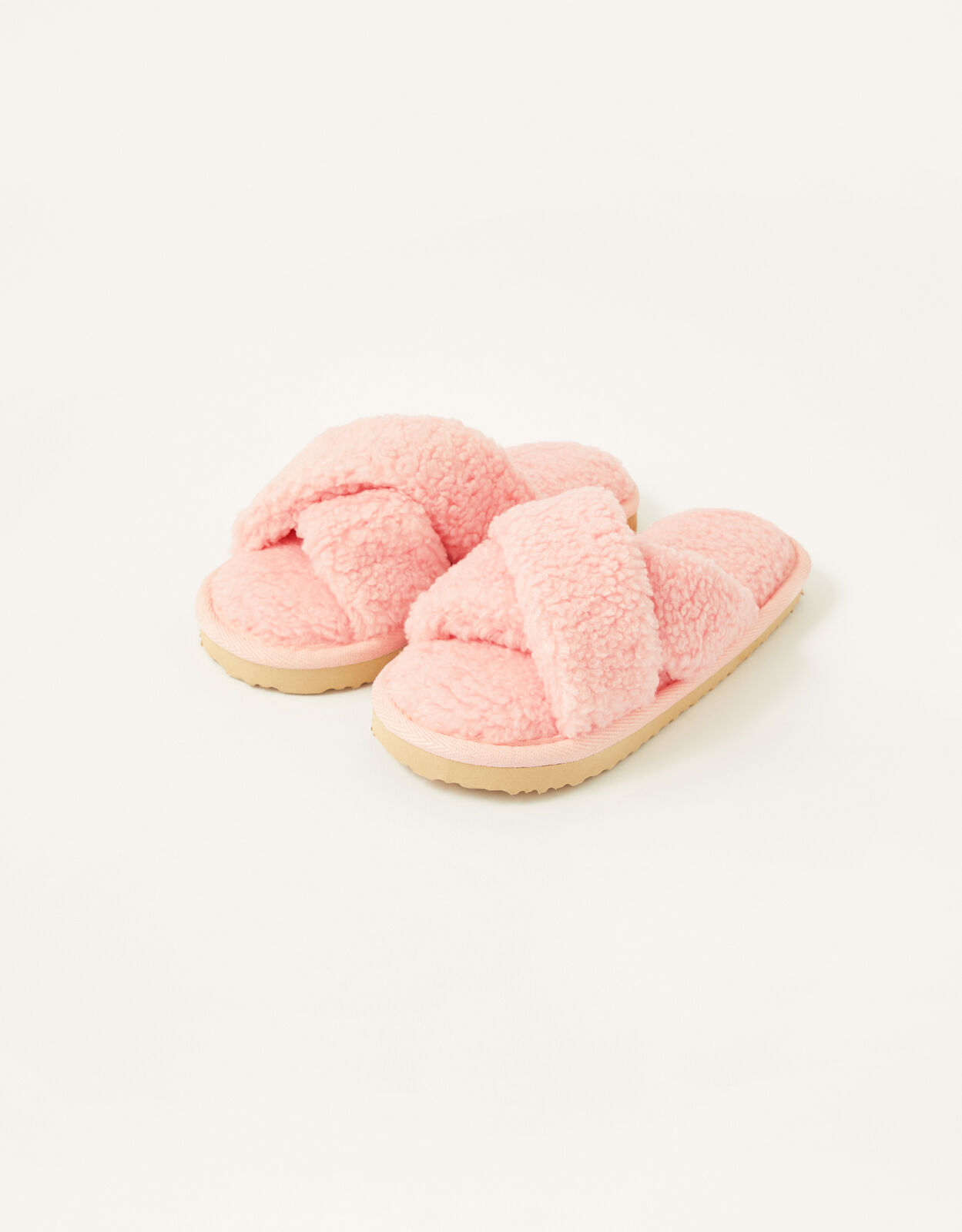 Cross strap slippers cheap