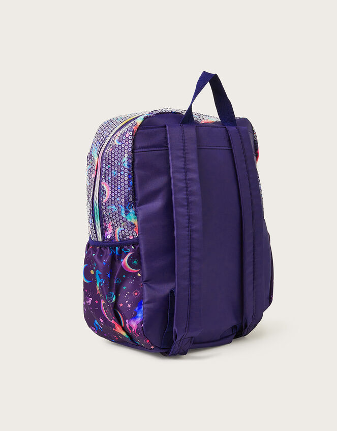 Unicorn Sequin Backpack, , large