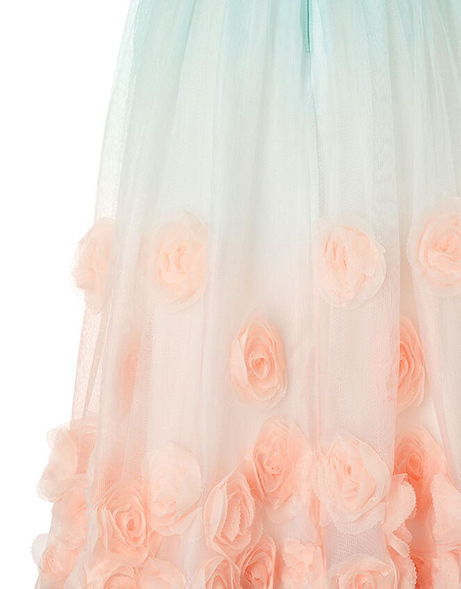 Sienna 3D Rose Occasion Dress, Multi (MULTI), large