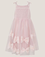 Irene Bow Tulle Party Dress, Pink (PINK), large