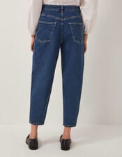 Dina Darted Barrel Jeans, Blue (MID AUTHENTIC BLUE), large