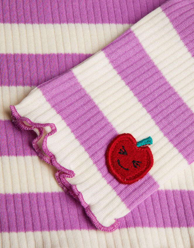 Crop Jersey Top, Purple (PURPLE), large