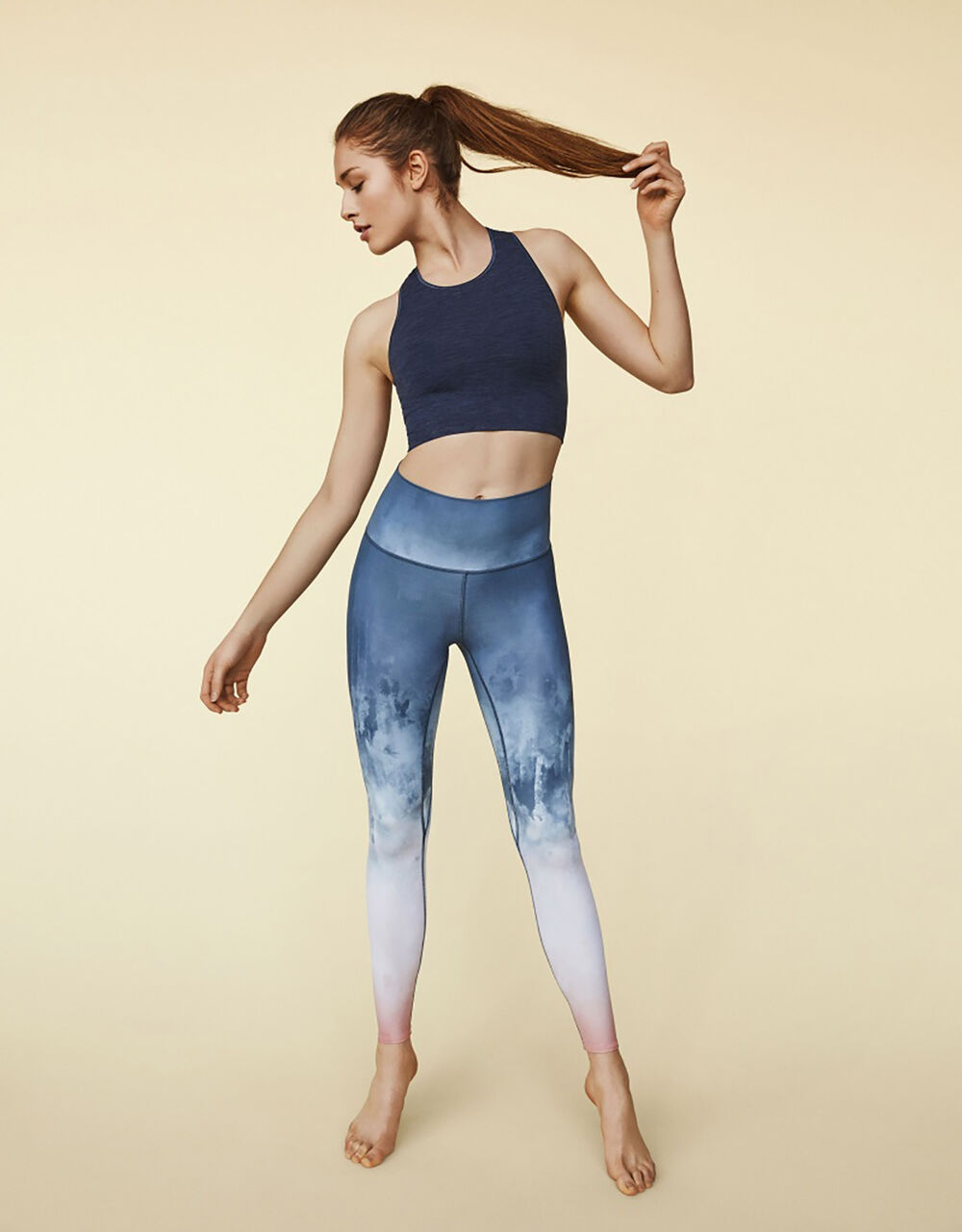Home & Lifestyle Beauty & Wellness | Moonchild New Elements Printed Legging Blue - YB98179