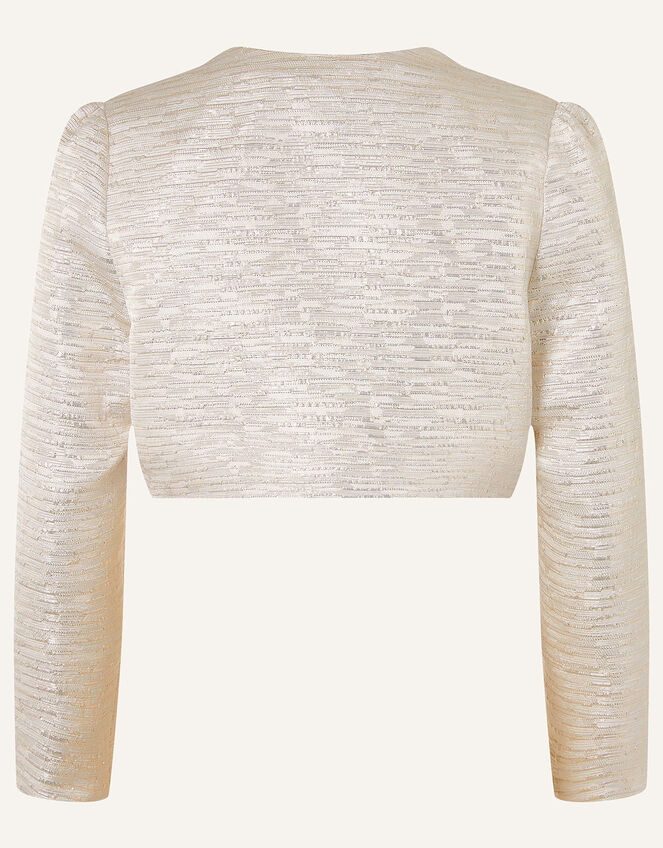 Adelaide Jacquard Dress and Jacket Set , Gold (GOLD), large