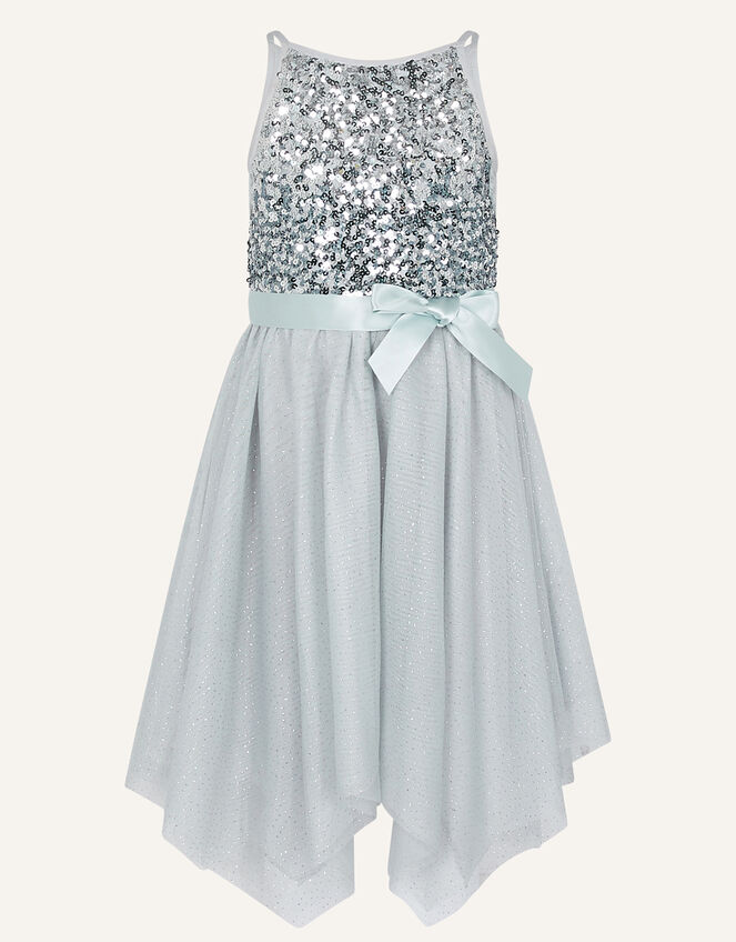 Truth Ombre Hanky Hem Dress, Grey (GREY), large