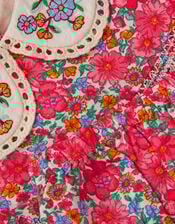 Baby Floral Puff Sleeve Dress & Briefs, Pink (PINK), large