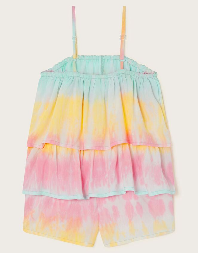 Tie Dye Culotte Playsuit, Multi (MULTI), large
