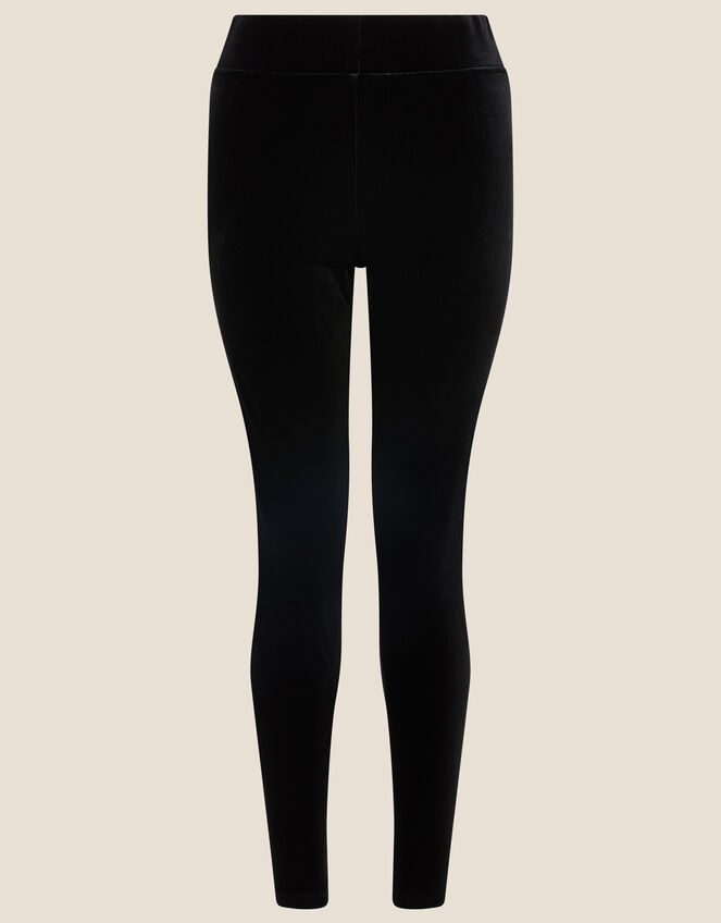 Velvet Leggings Black | Trousers & Leggings | Monsoon UK.