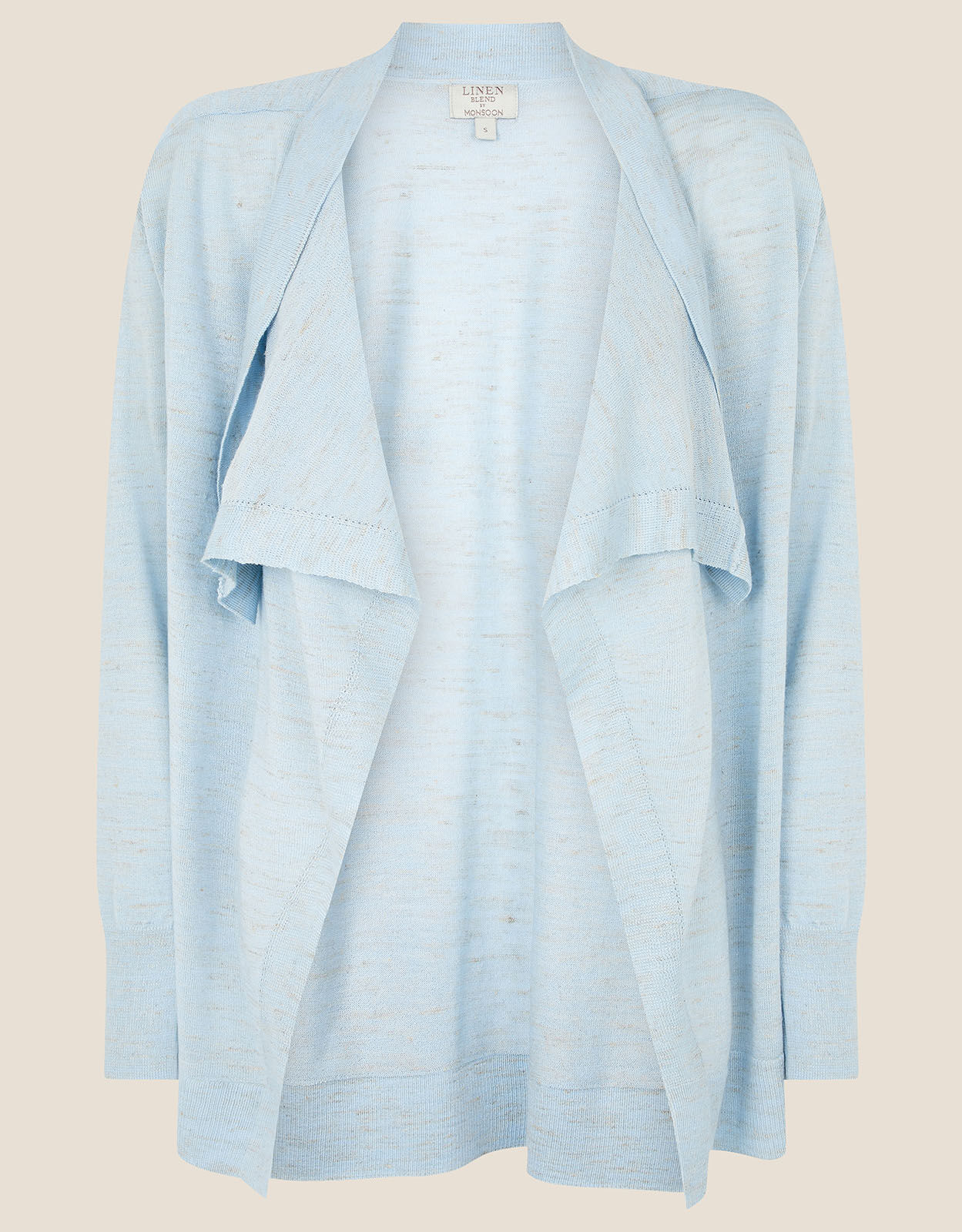 Linen deals waterfall cardigan