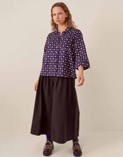 East Rosie Cotton Twill Trousers, Grey (CHARCOAL), large