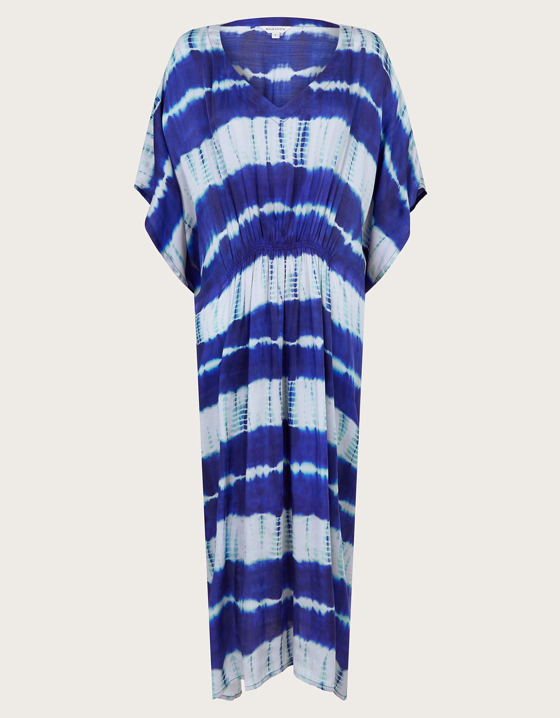 Camila Kaftan in Blue and Aquamarine Tie Dye main image 1