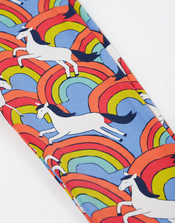 Frugi Leona Printed Leggings, Multi (MULTI), large