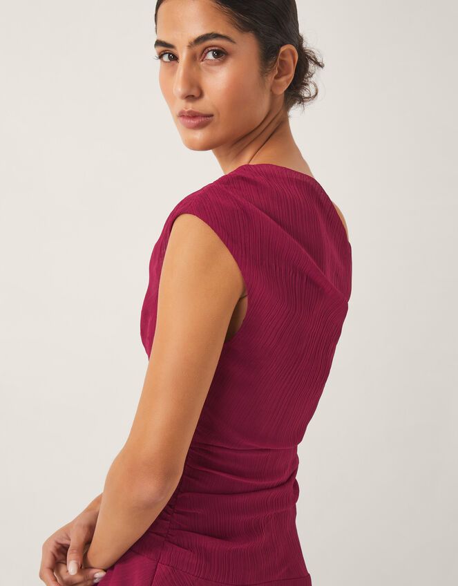 Dona Off The Shoulder Mini Dress, Red (BURGUNDY), large