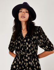 Chain Trim Fedora Hat, , large