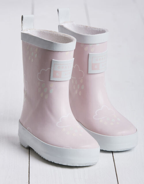 Grass & Air Colour-Revealing Wellies, Pink (PINK), large