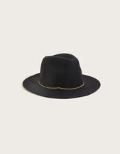 Chain Trim Fedora Hat, , large