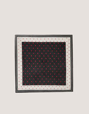 Penny Polka Dot Square Silk Scarf, , large