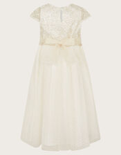 Ella Embellished Maxi Dress, Gold (GOLD), large