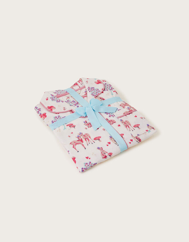 Woodland Flannel Pyjamas , Ivory (IVORY), large