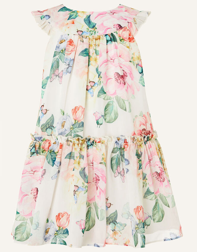 Baby Rose Print Chiffon Dress , Multi (MULTI), large