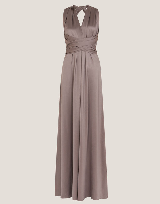 Thea Multiway Bridesmaid Dress, Mink (MINK), large