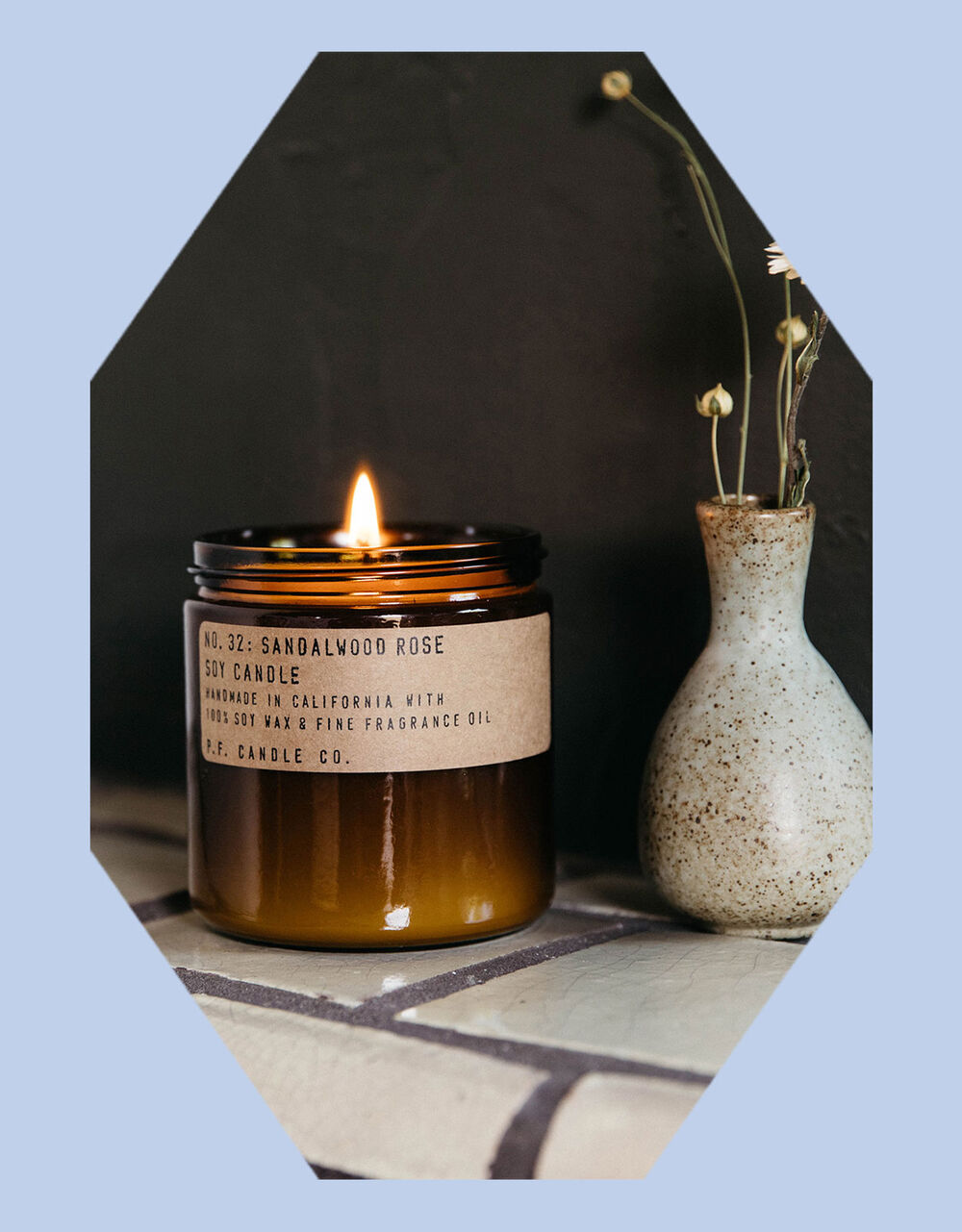 Women Home & Gifting | P.F. Candle Co. Sandalwood Rose Soy Candle - QU23357