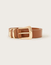 Leather Core Belt, Tan (TAN), large