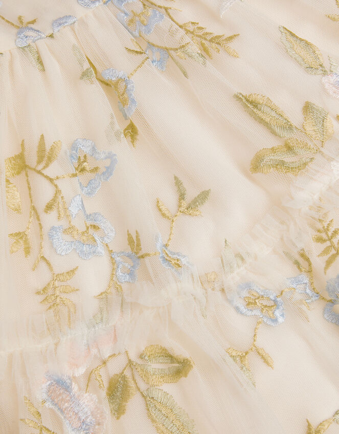 Baby Azalea Embroidered Ruffle Dress, Multi (MULTI), large