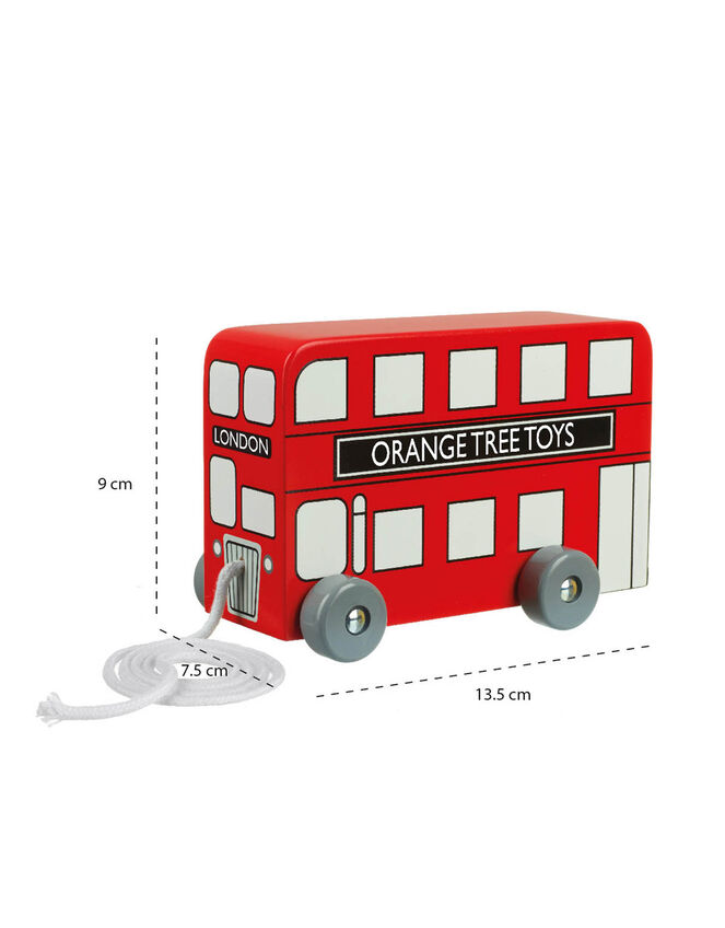 Orange Tree Toys London Bus Pull Along, , large