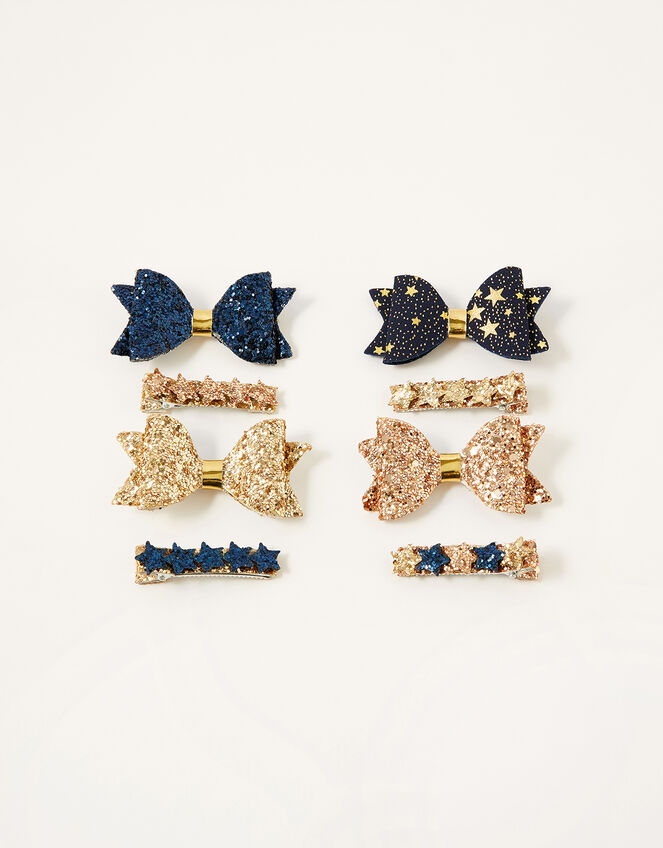 Sparkle Bow Clip Multipack, , large