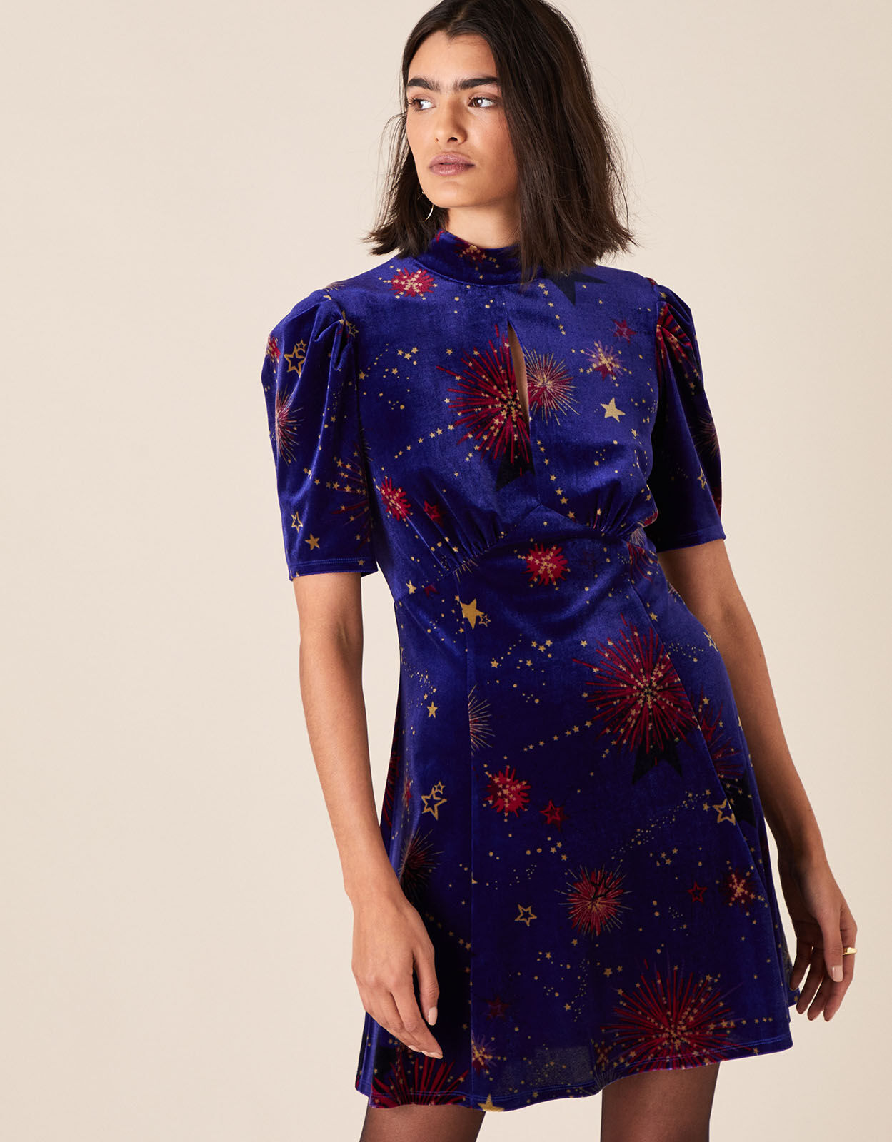 monsoon blue star dress