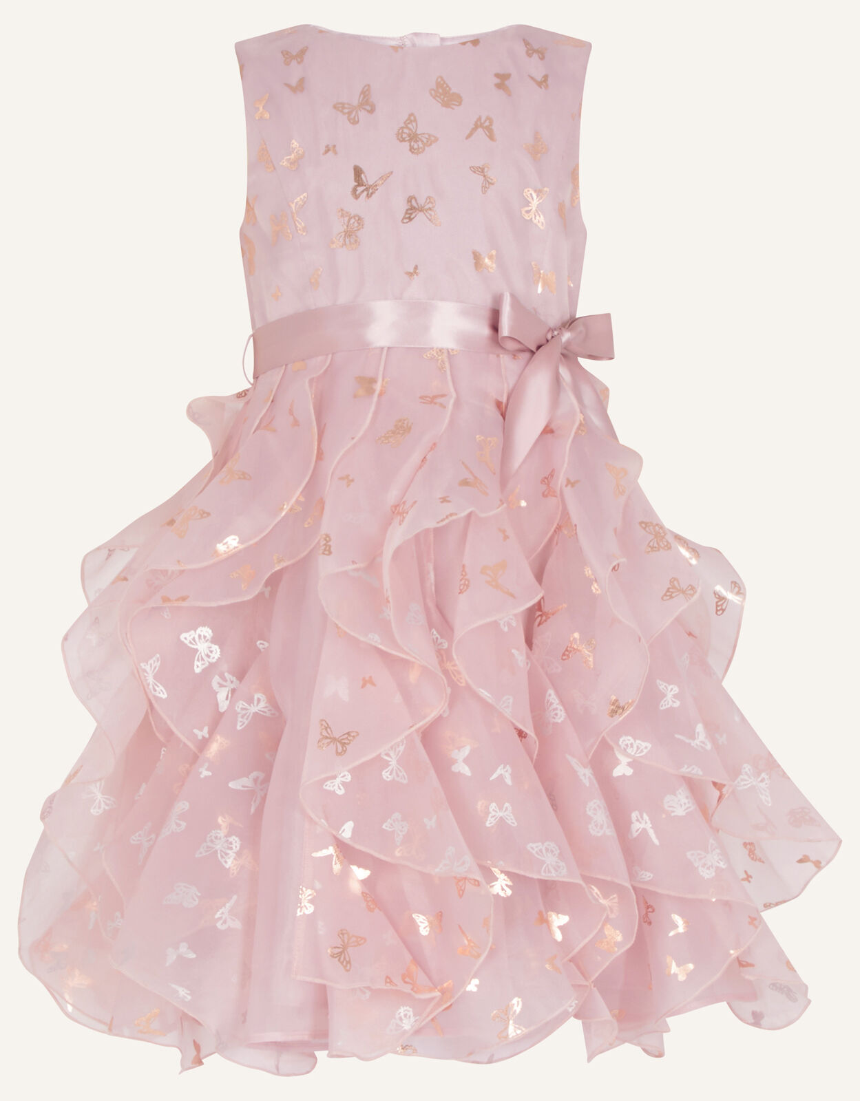Monsoon pink sale dress girl