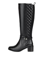 Leather Riding Boots, Black (BLACK), large