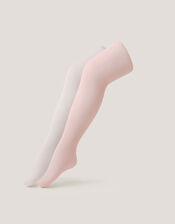2-Pack Plain Tights, Multi (MULTI), large
