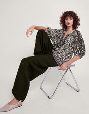 Holly Heritage Top, Black (BLACK), large