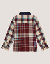 Contrast Check Print Shirt, Multi (MULTI), large