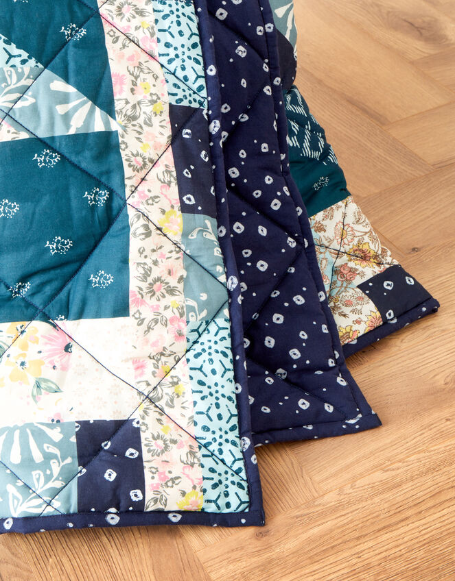 Patchwork Print Quilt, , large