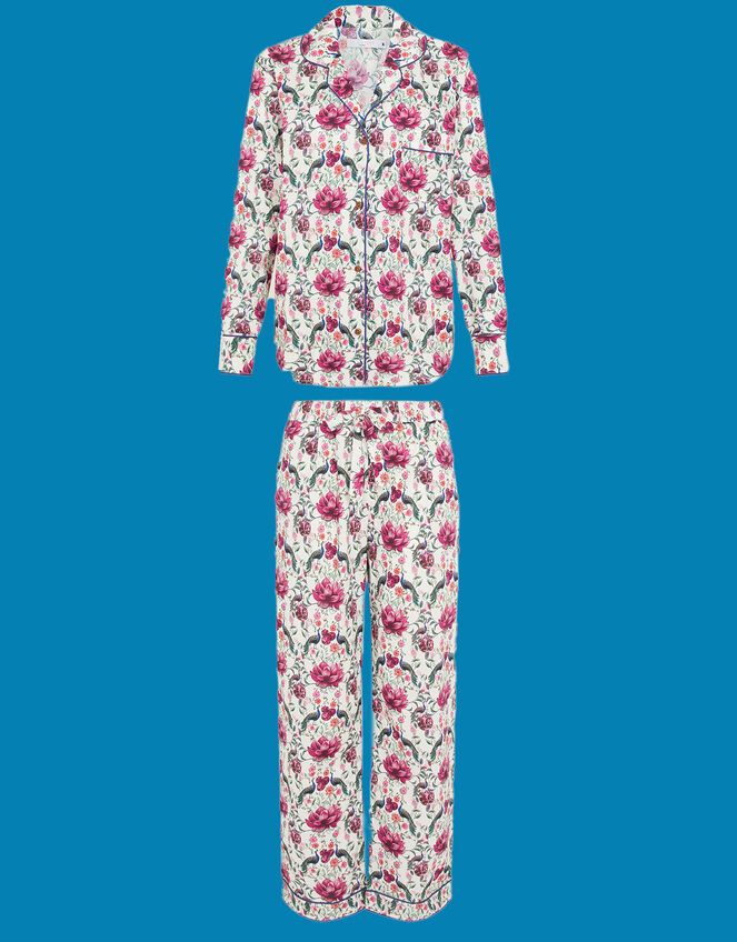 Luna and Noon Rajasthan Print Pyjama Set, Pink (PINK), large