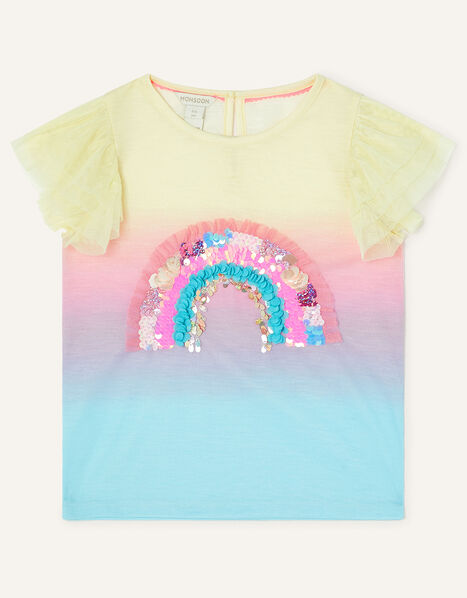 Sequin Rainbow Ombre T-Shirt Multi, Multi (MULTI), large