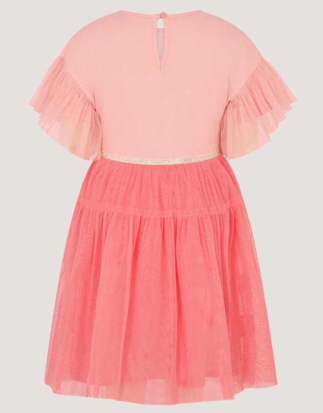 Sequin Unicorn Disco Dress, Pink (PINK), large