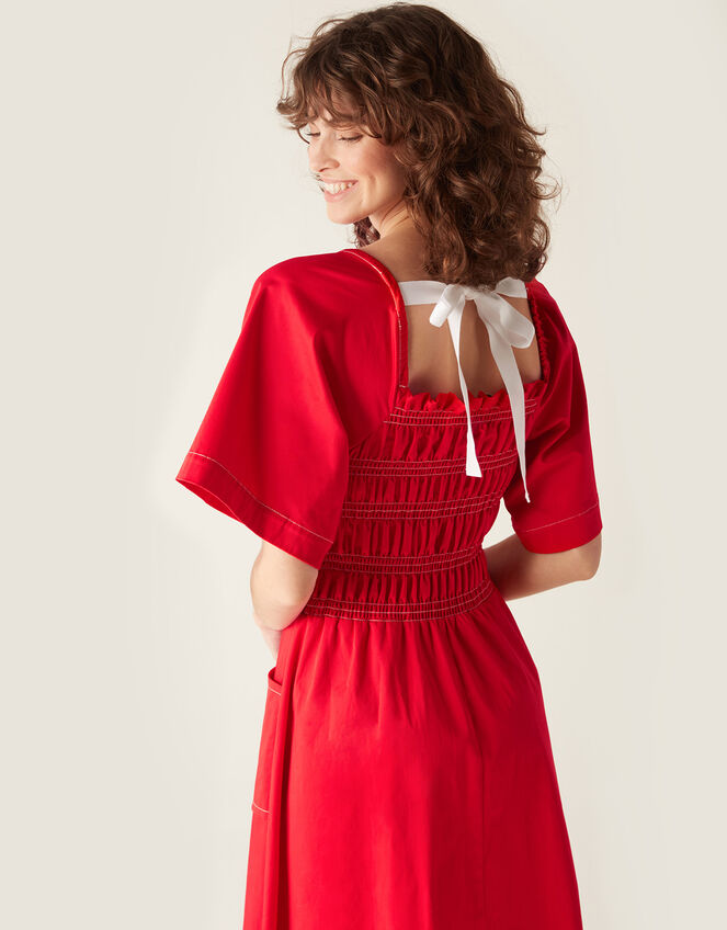 Mirla Beane Elloise Dress, Red (RED), large