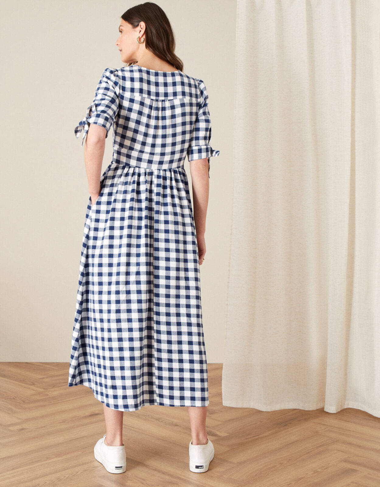 monsoon sofia gingham dress