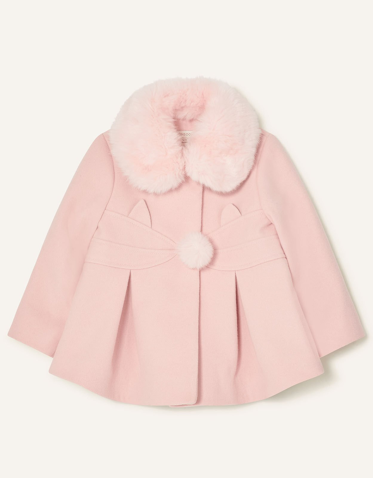 Baby coat hot sale pink