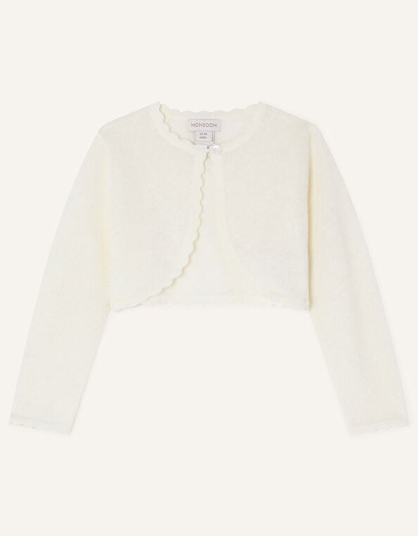 Baby Niamh Cardigan, Ivory (IVORY), large